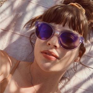 NWT Pela Vision Sulu Sunglasses Eco-friendly Biodegradable Lavender Purple